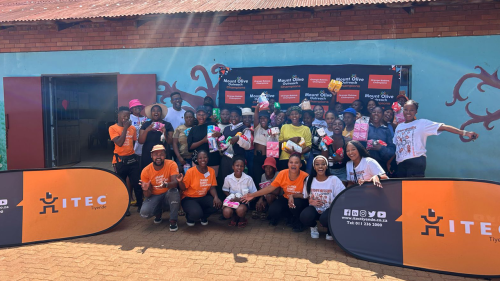 Itec Tiyende team members conducting educational workshops to support youth development in local communities