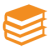 Icon symbolizing organized and accessible reference libraries and archives for legal institutions